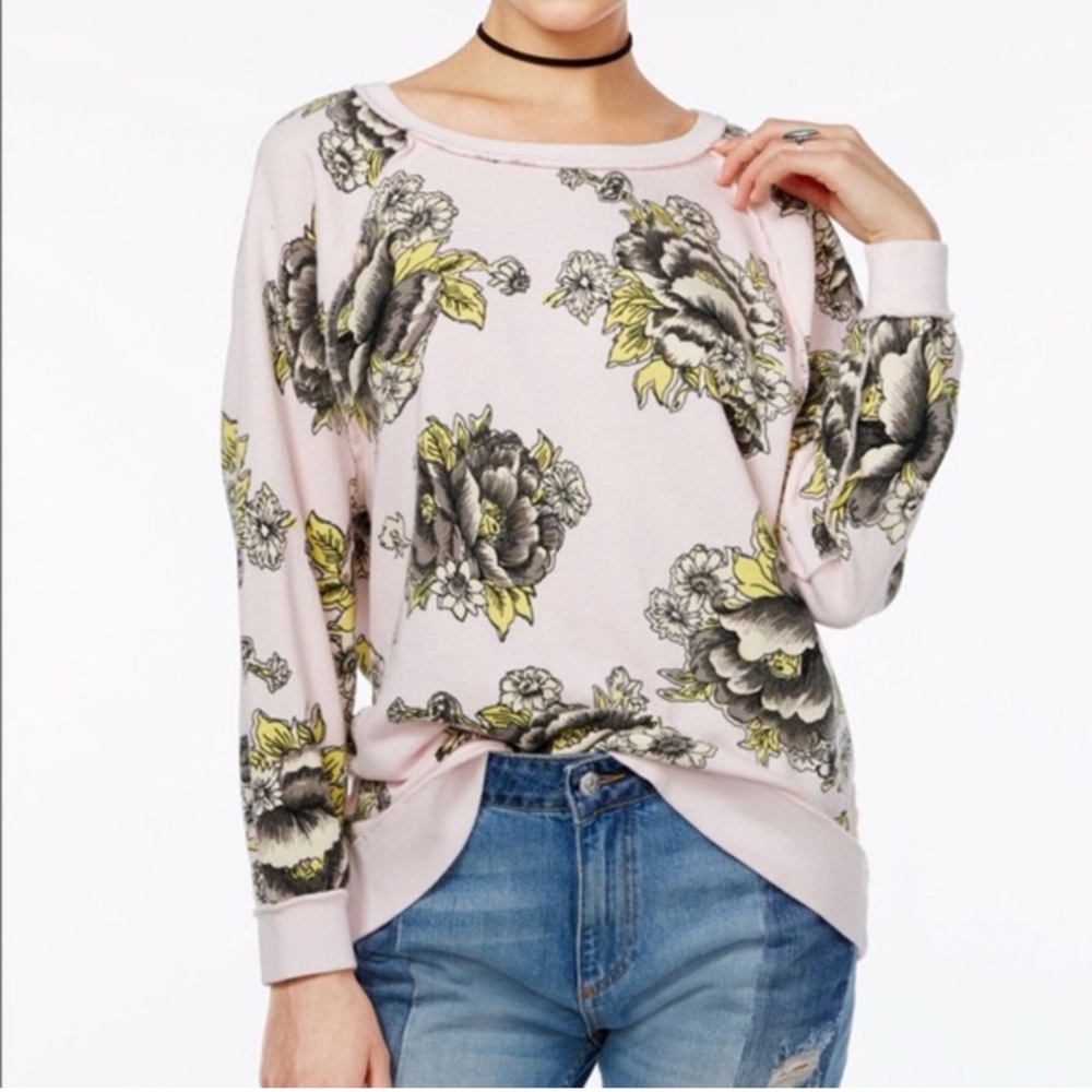 Free People Oversized Sweatshirt